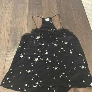 Cami NYC cami with stars- worn a few times great condition XS